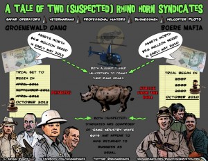 From “A Tale of Two (Suspected) Rhino Horn Syndicates", available at rhinoconservation.org